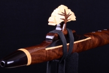 Walnut Native American Flute, Minor, Mid A-4, #H22C